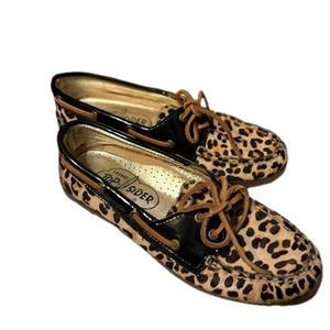 Sperry Top-Sider leopard calf fur loafer